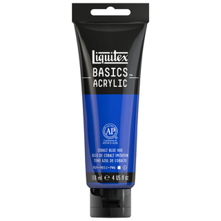 Basics Acrylic 118ml Tube, Cobalt Blue Hue