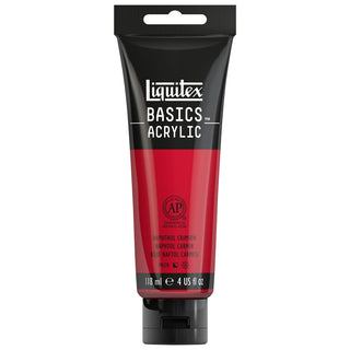 Basics Acrylic 118ml Tube, Naphthol Crimson