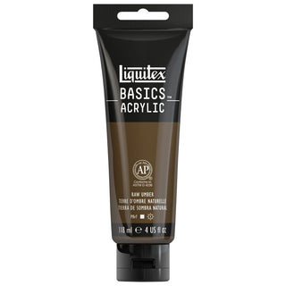 Basics Acrylic 118ml Tube, Raw Umber