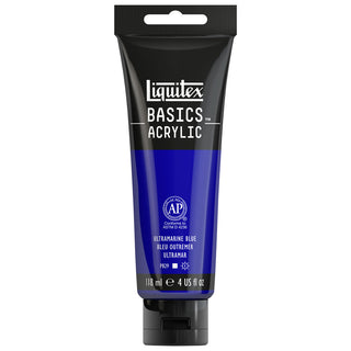Basics Acrylic 118ml Tube, Ultramarine Blue