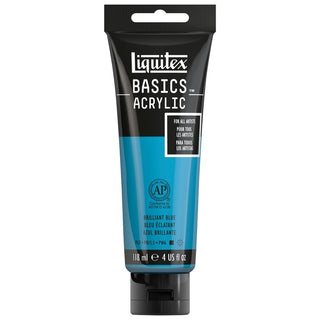 Basics Acrylic 118ml Tube, Brilliant Blue