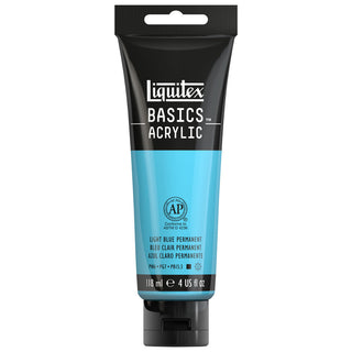 Basics Acrylic 118ml Tube, Light Blue Permanent