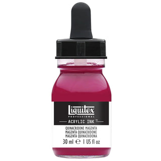 Acrylic Ink 30ml Jar, Quinacridone Magenta