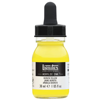 Acrylic Ink 30ml Jar, Bismuth Yellow