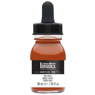 Encre acrylique en pot de 30 ml, oxyde rouge