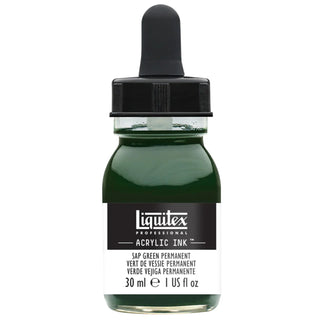 Encre acrylique permanente, pot de 30 ml, vert sapin