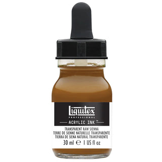 Encre acrylique en pot de 30 ml, terre de Sienne naturelle transparente