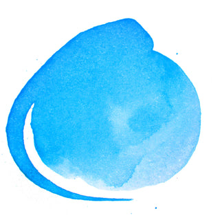 Encre acrylique en pot de 30 ml, bleu fluorescent