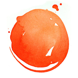 Encre acrylique en pot de 30 ml, orange fluorescent