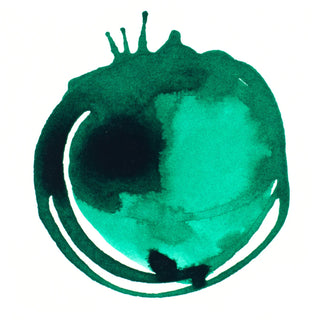 Encre acrylique en pot de 30 ml, nuance bleu-vert phtalocyanine