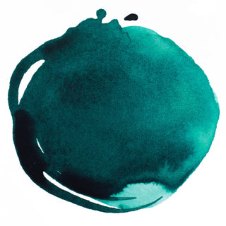 Encre acrylique en pot de 30 ml, turquoise foncé