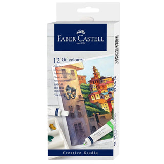 Oil Paints, Set of 12 - #FC379512 Faber-Castell vdiue2-zt.myshopify.com