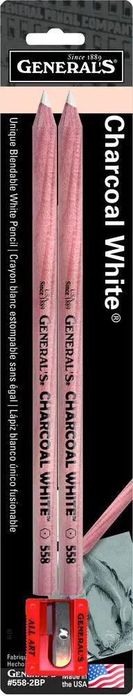 Original Charcoal White Pencil Set, 2 Pack + Sharpener General Pencil Co. vdiue2-zt.myshopify.com