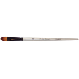 Simply Simmons Short-Handle Brush, Filbert - 12