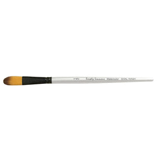 Simply Simmons Short-Handle Brush, Oval Wash - 1/2