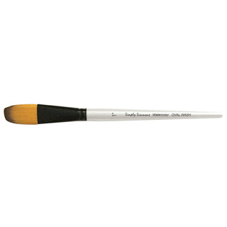 Simply Simmons Short-Handle Brush, Oval Wash - 1