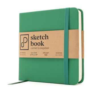 Sketch Book, 12cm x 12cm, Cypress Green