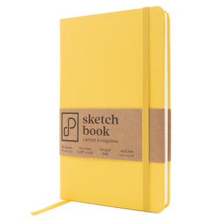 Sketch Book, 13cm x 21cm, Graffiti Yellow