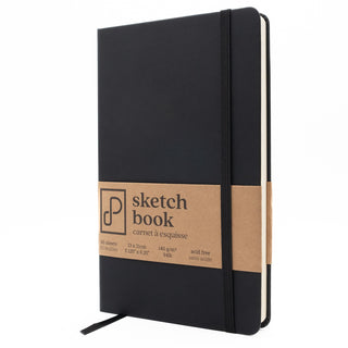 Sketch Book, 13cm x 21cm, Tuxedo Black