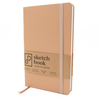 Sketch Book, 13cm x 21cm, Desert Sand (White Pages)