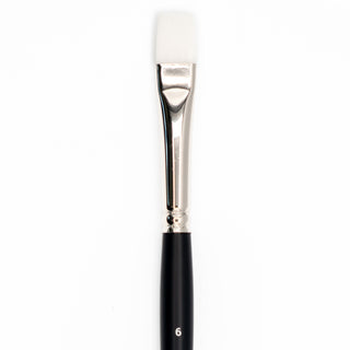 Spectra Artist Brush, Bright 6, Short Handle