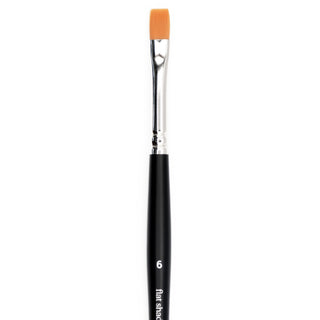 Spectra Artist Brush, Flat Shader 6, Short Handle