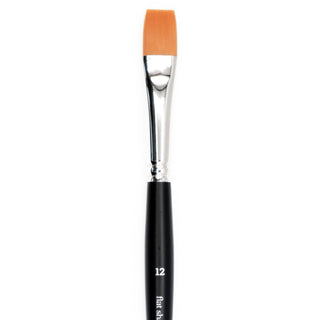 Spectra Artist Brush, Flat Shader 12, Short Handle
