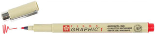 Pigma Graphic Pen, 1mm - Red Sakura vdiue2-zt.myshopify.com