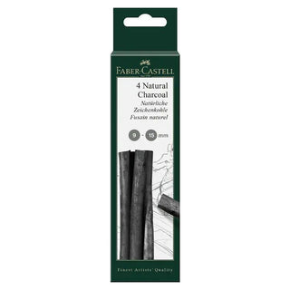 Pitt¨ Natural Willow Charcoal - 4 Sticks (9-15mm) Faber-Castell vdiue2-zt.myshopify.com