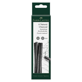 Pitt¨ Natural Willow Charcoal - 6 Sticks (6-11mm) Faber-Castell vdiue2-zt.myshopify.com
