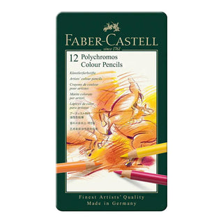 Polychromos® Artists' Colour Pencils - Tin of 12 - #110012 Faber-Castell vdiue2-zt.myshopify.com