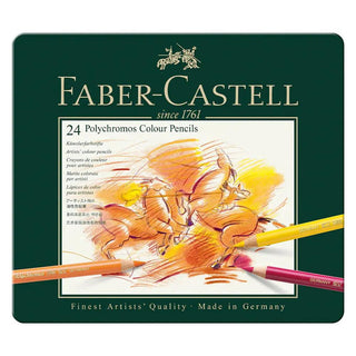 Polychromos® Artists' Colour Pencils - Tin of 24 - #110024 Faber-Castell vdiue2-zt.myshopify.com