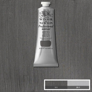 Professional Acrylic 60ml Tube, Silver No. 2 Winsor & Newton vdiue2-zt.myshopify.com