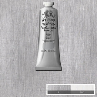 Professional Acrylic 60ml Tube, Silver Winsor & Newton vdiue2-zt.myshopify.com