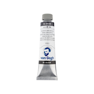 Tube de peinture à l'huile Van Gogh, 104 Blanc de zinc (40 ml)