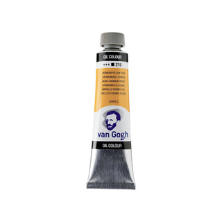 Tube de peinture à l'huile Van Gogh, 210 Jaune Cadmium Foncé (40 ml)