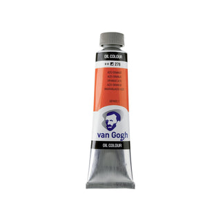 Van Gogh Oil Color Tube, 276 Azo Orange (40ml)