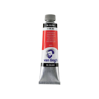 Van Gogh Oil Color Tube, 393 Azo Red Medium (40ml)