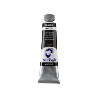 Van Gogh Oil Color Tube, 403 Van Dyke Brown (40ml)