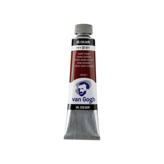 Van Gogh Oil Color Tube, 411 Burnt Sienna (40ml)
