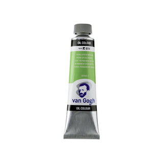 Van Gogh Oil Color Tube, 614 Permanent Green Medium (40ml)