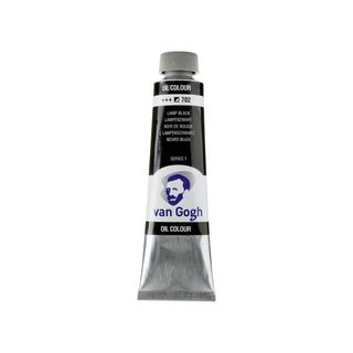 Van Gogh Oil Color Tube, 702 Lamp Black (40ml)