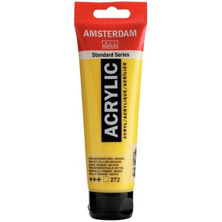 Amsterdam Standard Series Acrylic 120ml, 272 Trans. Yellow Medium