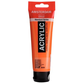 Amsterdam Standard Series Acrylic 120ml, 276 Azo Orange