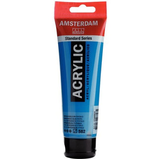 Amsterdam Standard Series Acrylic 120ml, 582 Manganese Blue Phthalo