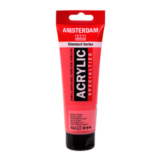 Amsterdam Standard Series Acrylic 120ml, 832 Metallic Red