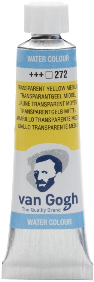 Van Gogh Watercolor Tube, Transparent Yellow Medium