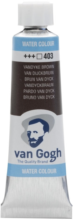 Van Gogh Watercolor Tube, Vandyke Brown