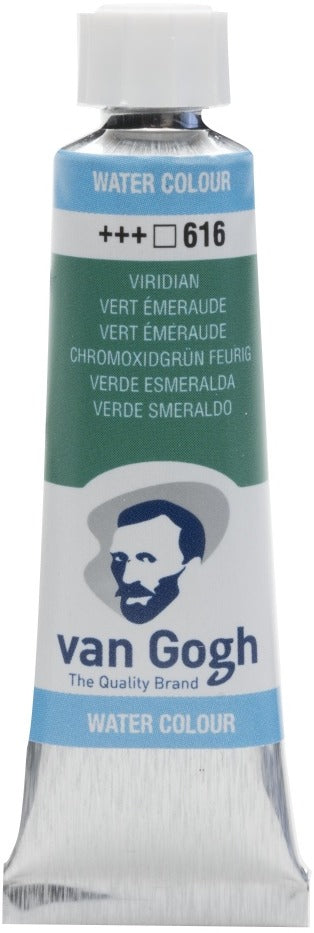 Van Gogh Watercolor Tube, Viridian