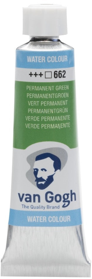 Van Gogh Watercolor Tube, Permanent Green